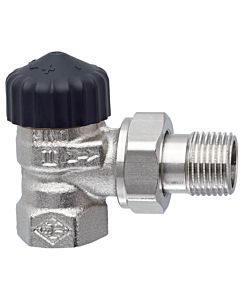 Heimeier thermostatic valve body 220104000 corner 2000 &quot;, gunmetal nickel-plated, standard