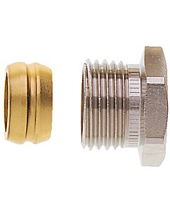 Heimeier 2201-12.351 Rp 3/8, Ø 12mm, nickel-plated brass