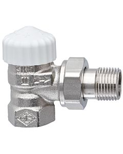 Heimeier thermostatic valve V-exakt II 371101000 corner, Rp 3/8 &quot;, gunmetal nickel plated