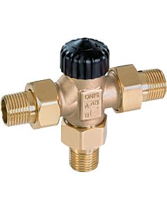 Heimeier three-way mixing valve 4170-02.000 DN 15, flat sealing, gunmetal
