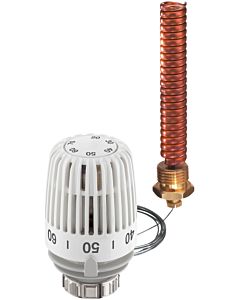 Heimeier Thermostat-Kopf 6672-00.500 R 1/2x128mm, weiß, Wendel-Tauchfühler