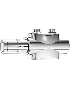 Heimeier Multilux 4-Set thermostatic valve 9690-43.800 chrome-plated, convertible from two-pipe to one-pipe operation