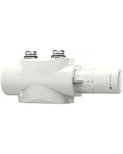 Heimeier Multilux 4-Set thermostatic valve 9690-42.800 white, convertible from two-pipe to one-pipe operation