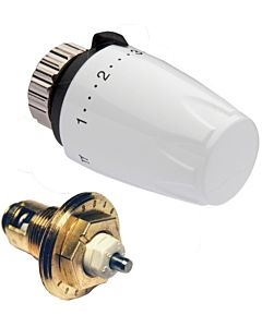 Heimeier thermostat retrofit set 9691-00.230 white, with thermostatic insert / head
