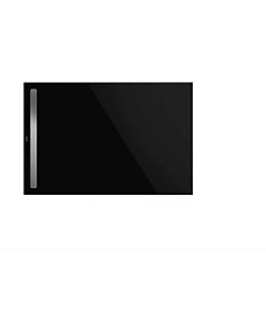 Kaldewei Nexsys Duschwanne 411746303701 Perl-Effekt, schwarz, 80 x 120 x 2,2 cm, bodeneben