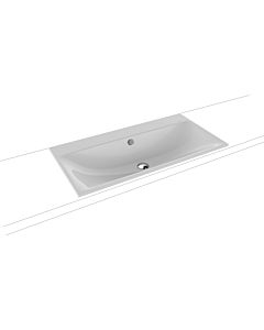 Kaldewei Silenio built-in washbasin 907806003199 3038, 90 x 46 cm, manhattan pearl effect, overflow, without tap hole