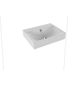 Kaldewei Silenio wall-mounted washbasin 904306003199 3044, 60 x 46 x 12 cm, manhattan pearl effect, with overflow, without tap hole