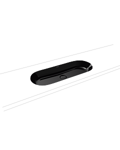 Kaldewei Centro Unterbauwaschtisch 903306003701 3060, 91x38cm, schwarz Perl-Effekt, ohne Überlauf, ohne Hahnloch