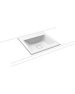 Kaldewei Cono built-in washbasin 908206003711 3075, 50x50cm, alpine white matt pearl effect, without overflow, without tap hole