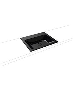 Kaldewei Cono built-in washbasin 901606003701 3080, 60x50cm, black pearl effect, without overflow, without tap hole