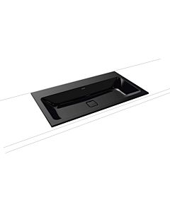 Kaldewei Cono built-in washbasin 901706003701 3081, 90x50cm, black pearl effect, without overflow, without tap hole