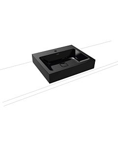 Kaldewei Cono washbasin 902106013701 3085, 60x50x12cm, black pearl effect, without overflow, 1 tap hole