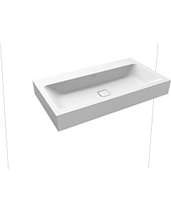 Kaldewei Cono wall-mounted washbasin 902606003711 3090, 90x50x12cm, alpine white matt pearl effect, without overflow, without tap hole
