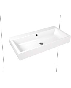 Kaldewei Puro wall-mounted vanity unit 901506013715 3165, 90x46cm, cataniagrey matt pearl effect, with overflow, with tap hole