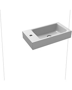 Kaldewei Puro washbasin 906906013199 without overflow, with tap hole, manhattan pearl effect, 55x30x1,0cm