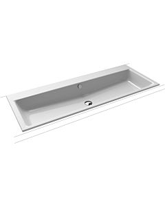 Kaldewei Puro washbasin 907106003199 120x46x1,4cm, with overflow, without tap hole, manhattan pearl effect