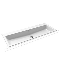 Kaldewei Puro washbasin 907106003001 120x46x1,4cm, with overflow, without tap hole, white pearl effect