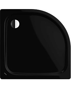 Kaldewei Zirkon shower tray 456948043701 90x90x3.5cm, with support, pearl effect, black