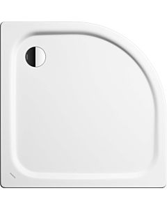 Kaldewei Zirkon 600-2 shower tray 456548043001 80x80x3, 5cm, white pearl effect, with straps