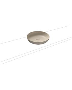 Kaldewei Miena washbasin bowl 909306003661 3180, Ø 45 cm, warm beige 20, pearl effect, without overflow, without tap hole, sound insulation