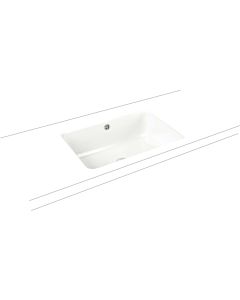 Kaldewei Cayono undercounter washbasin 913706000001 59.6x42.6cm, with overflow, soundproofing, white