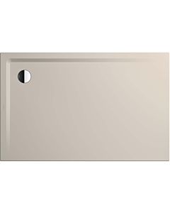 Kaldewei Superplan shower tray 386047983668 100x140x2.5cm, with flat support, pearl effect, warm grey10