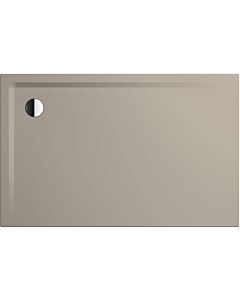 Kaldewei Superplan shower tray 386047983669 100x140x2.5cm, with flat support, pearl effect, warm grey30
