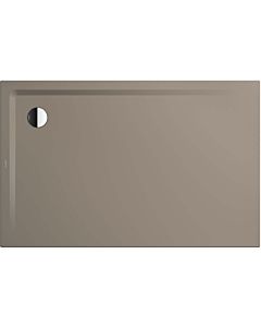 Kaldewei Superplan shower tray 386047983671 100x140x2.5cm, with flat support, pearl effect, warm grey60