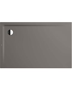 Kaldewei Superplan shower tray 386047983672 100x140x2.5cm, with flat support, pearl effect, warm grey70