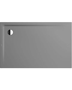 Kaldewei Superplan shower tray 386047983664 100x140x2.5cm, with flat support, pearl effect, grey40