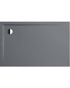 Kaldewei Superplan shower tray 386147980665 100x150x2.5cm, with flat support, without effect/anti-slip, cool grey70