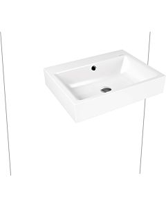Kaldewei Puro wall-mounted washbasin 901406013716 3164, 60x46cm, city-anthracite matt pearl effect, with overflow, with tap hole