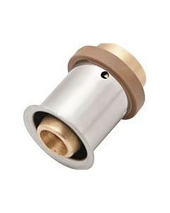 KAN-therm KAN-press 6in1 plug 1009250001 16 mm, brass, with press sleeve