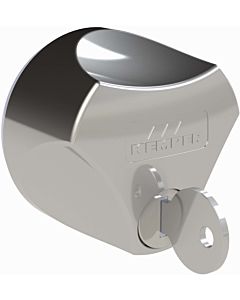 Kemper Frosti control handle 5750200300 shiny chrome-plated, keyed alike, lockable, with key