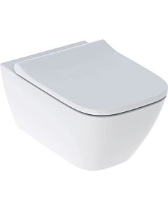 Geberit Smyle Square washdown set WC with WC seat antibacterial 500683002 rimless, white