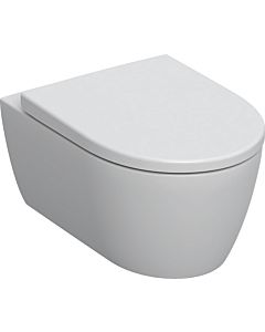 Geberit iCon WC wall washdown set WC 501664008 36x53cm, closed shape, rimfree, with WC seat, white KeraTect