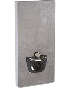 Geberit Monolith wall WC module 131222JV5 Height 101cm, front concrete look, side aluminium