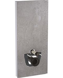 Geberit Monolith wall WC module 131231JV5 Height 114cm, front concrete look, side aluminium