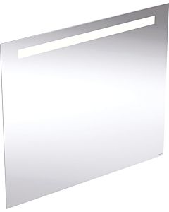 Geberit Option Basic Square miroir lumineux 502807001 Éclairage au-dessus, 80 x 70 cm