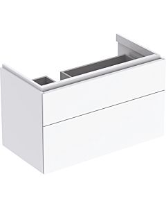 Geberit Xeno² Waschtisch-Unterschrank 500515011 88x53x46,2cm, mit 2 Schubladen, mit Ablagefläche, hochglänzend/weiß