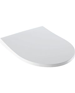 Geberit iCon Siège slim WC 574950000 blanc, avec couvercle, enveloppant, antibactérien