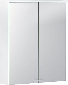 Geberit Option Basic Spiegelschrank 500258001 550x675x140mm, mit Beleuchtung, zwei Türen