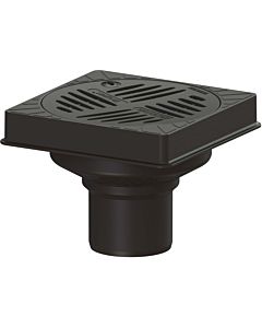 Kessel cellar drain 67110B DN 100, made of Ecoguss, support frame square