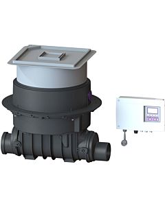 Kessel Pumpfix F backwater pump system 24100X DN 100, L/H 642/394 mm, cover/drain can be tiled, plastic