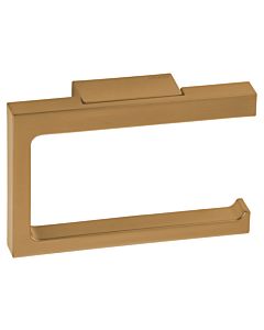 Keuco Edition 11 toilet paper holder 11162030000 brushed bronze, open, roll width up to 120mm