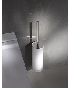 Keuco Edition 400 WC-Bürstengarnitur 11564019000 verchromt, Echtkristall-Glas
