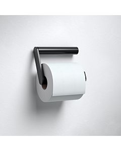 Keuco Plan Black Selection toilet roll holder 14962370000 open form, right version, black