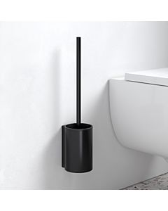 Keuco Plan Black Selection Toilettenbürstengarnitur 14972370200  schwarz, Kunststoff-Einsatz schwarz