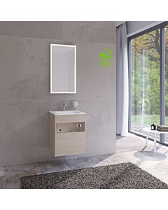 Keuco Stageline vanity unit 32842180000 50 x 62.5 x 49 cm, cashmere decor, clear cashmere glass, without electrics