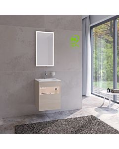 Keuco Stageline vanity unit 32842180100 50 x 62.5 x 49 cm, cashmere decor, clear cashmere glass, with electronics